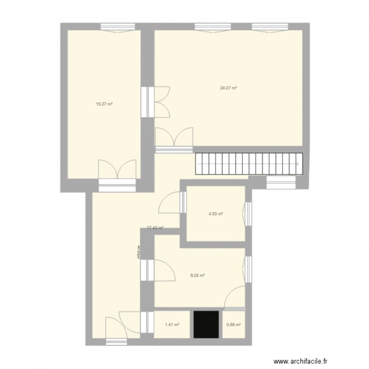 Honved utca 40 2. Plan de 0 pièce et 0 m2