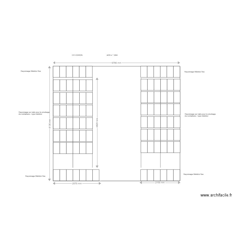 CH VOIRON Ars 1284. Plan de 0 pièce et 0 m2