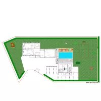 nouveau projet avec exterieur et  pelouse