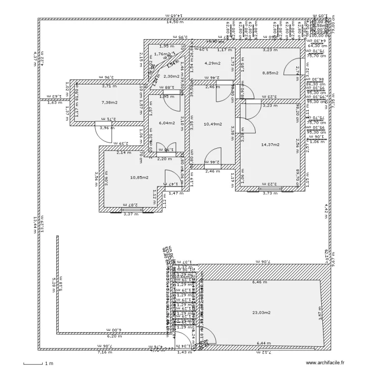 terrain. Plan de terrain. Plan de