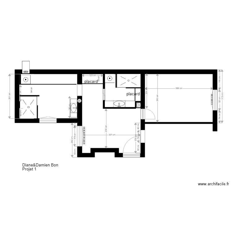 diane et damien bon projet 1. Plan de 0 pièce et 0 m2