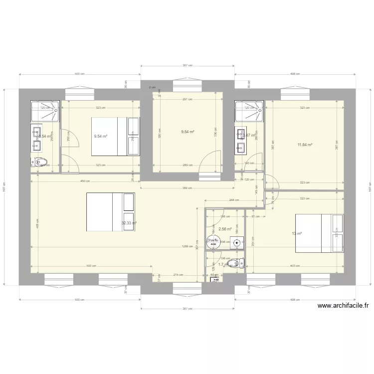appartement 1 er etage 3. Plan de 