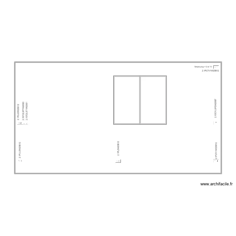 wall 20 cable naming. Plan de 