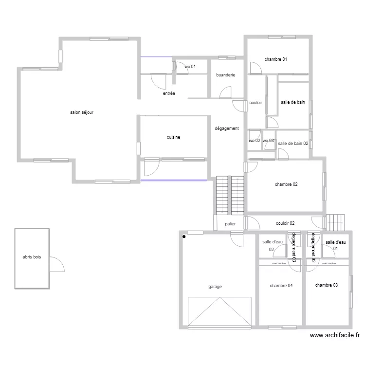 mf rousseau rdc 01. Plan de 