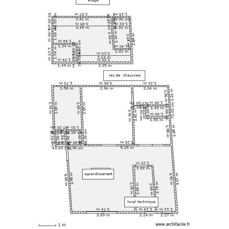 travaux a faire. Plan de 0 pièce et 0 m2