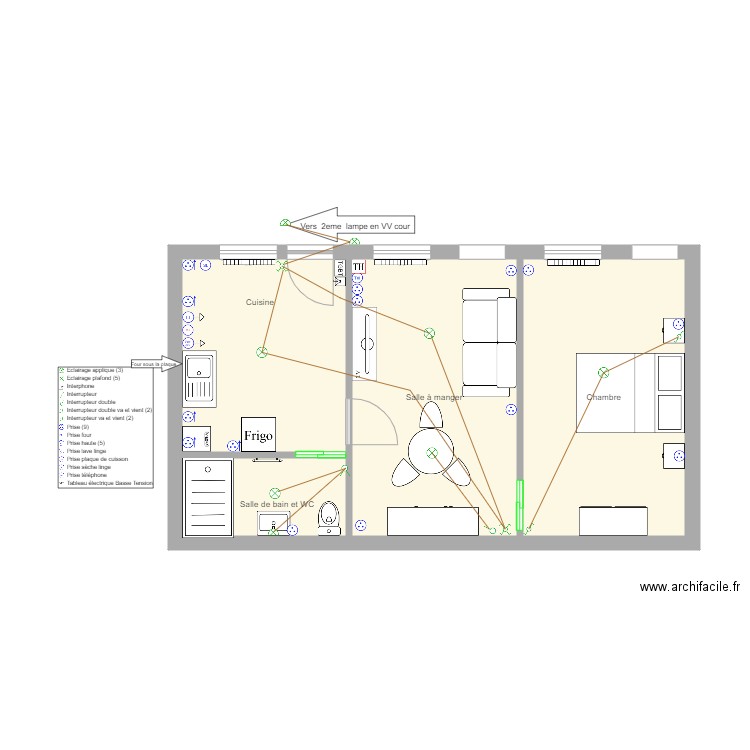 dupreeuw cour. Plan de 0 pièce et 0 m2