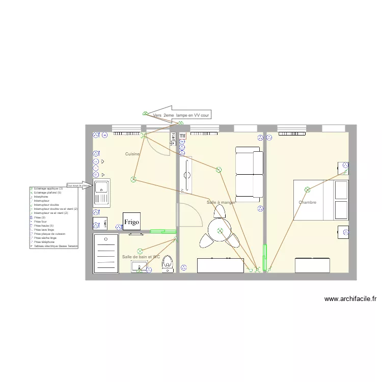 dupreeuw cour. Plan de 