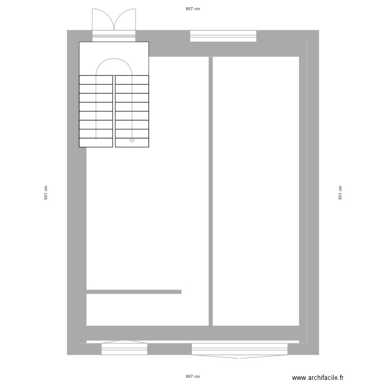 3e étage. Plan de 0 pièce et 0 m2