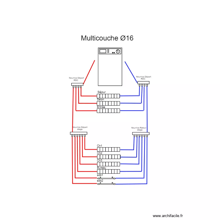 Réseau Chauffage CARLE Bruges. Plan de Réseau Chauffage CARLE Bruges. Plan de