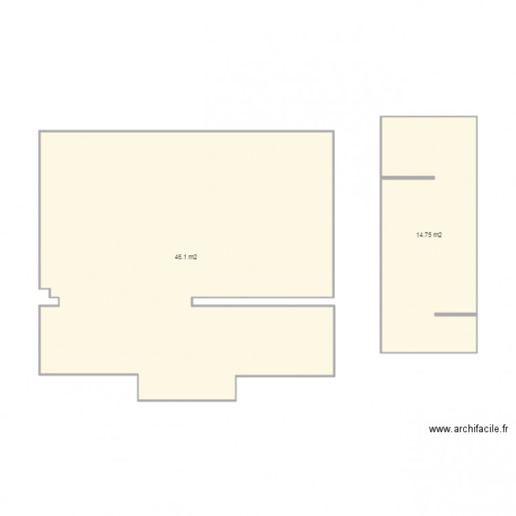 Surface maison. Plan de 0 pièce et 0 m2