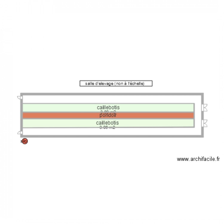 salle. Plan de 0 pièce et 0 m2