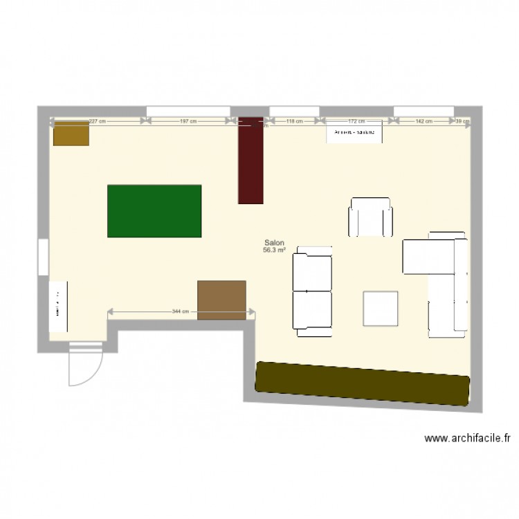 Salon 3. Plan de 0 pièce et 0 m2