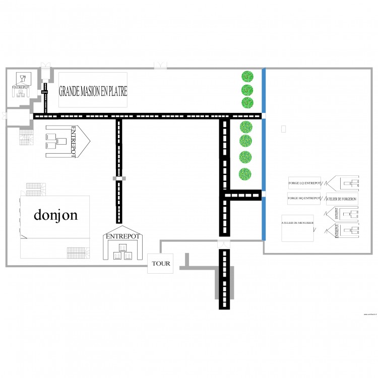 1lif. Plan de 0 pièce et 0 m2