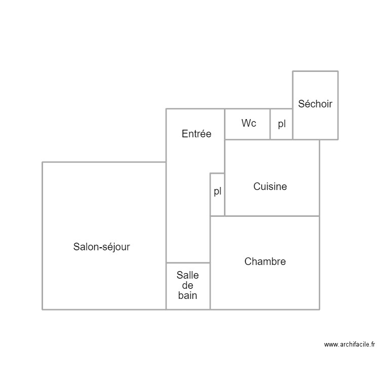 QUIMPER QUERE. Plan de 9 pièces et 29 m2