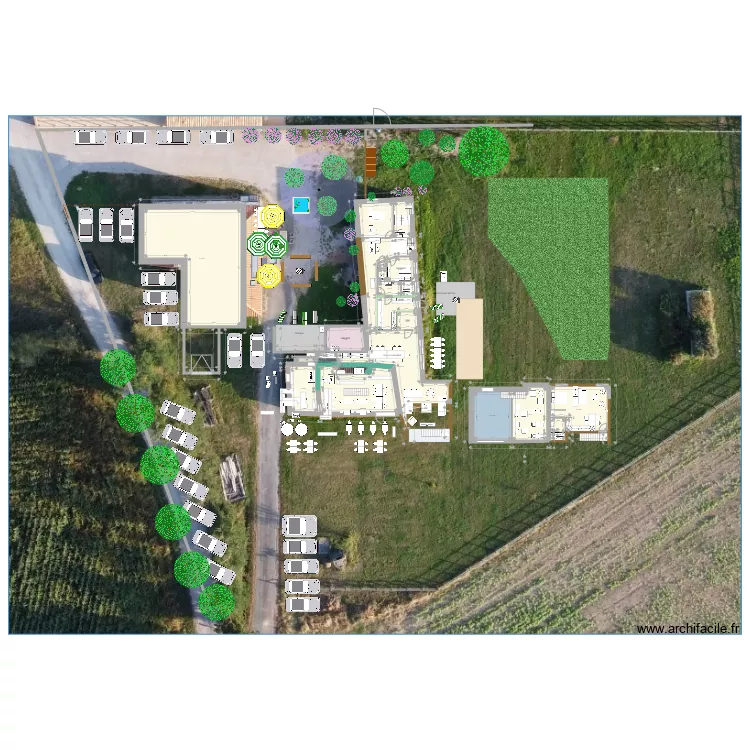 maison cafe 3. Plan de 