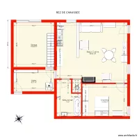 BI1415 MAISON SOULLARD LES HERBIERS REZ DE CHAUSSEE PLAN COTE