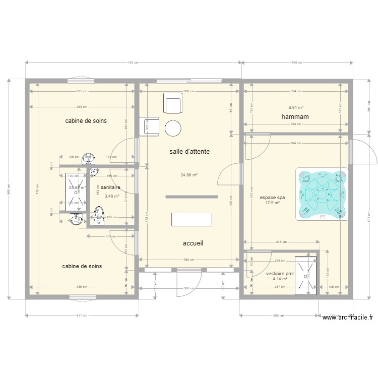 proj 2. Plan de 0 pièce et 0 m2