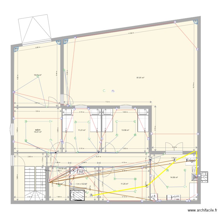 rdc sofiene. Plan de 0 pièce et 0 m2