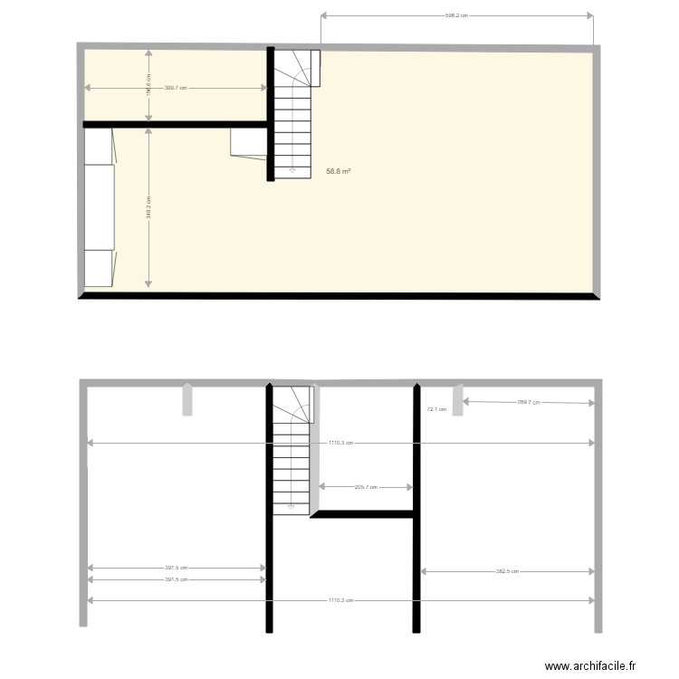 Valérie Mesures réelles. Plan de 0 pièce et 0 m2