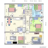 CJ - Projet coloc 3 Pl. de la Libert&eacute; Saint-Brieuc, Bretagne_Projet&eacute;_v1 CJ