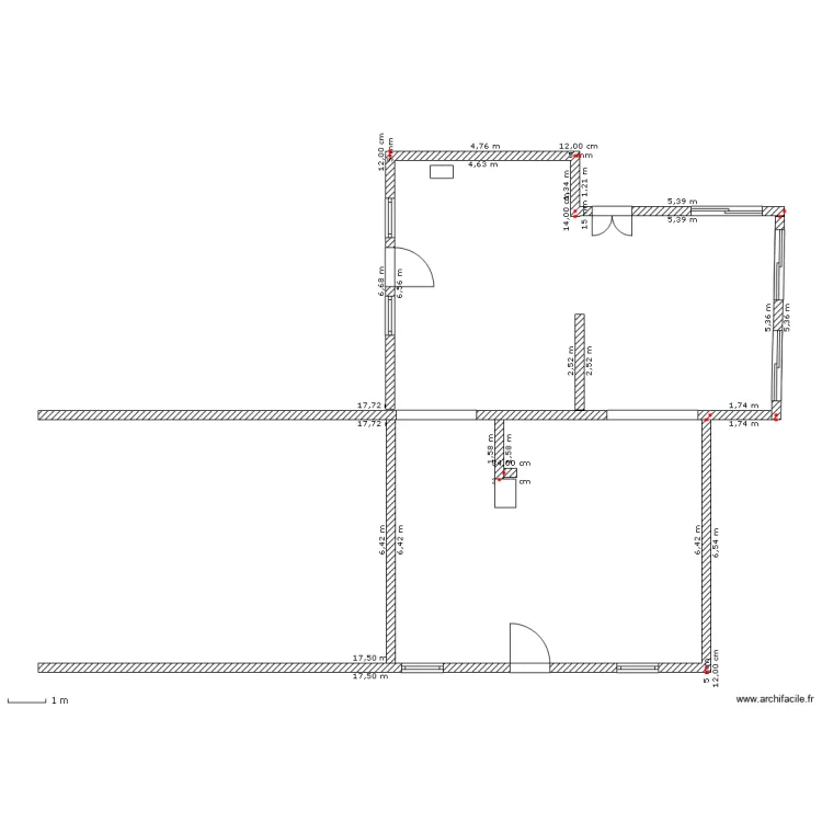 maison. Plan de 