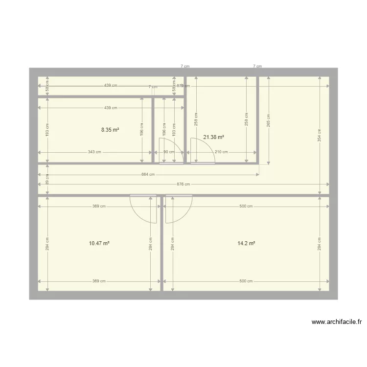 MONOT ETAGE. Plan de 