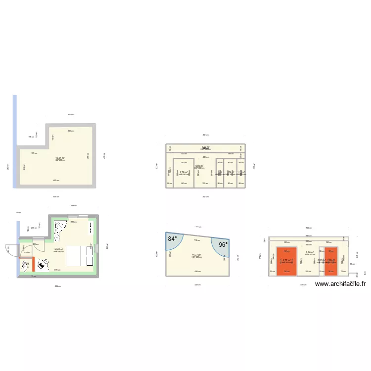 plan masse Extension mobilier. Plan de 