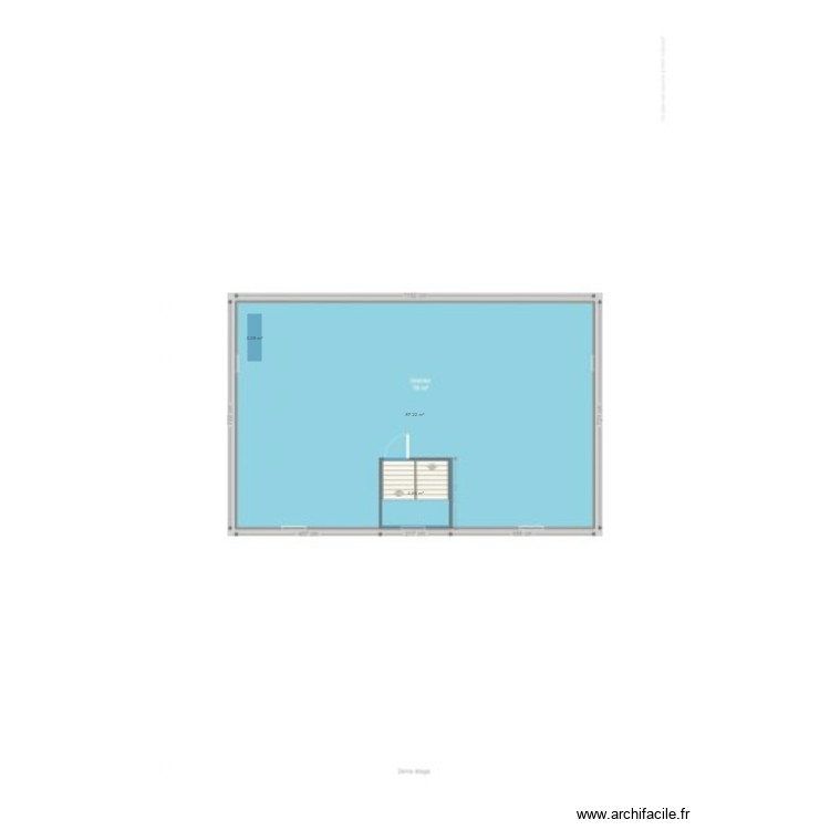 Grenier. Plan de 0 pièce et 0 m2