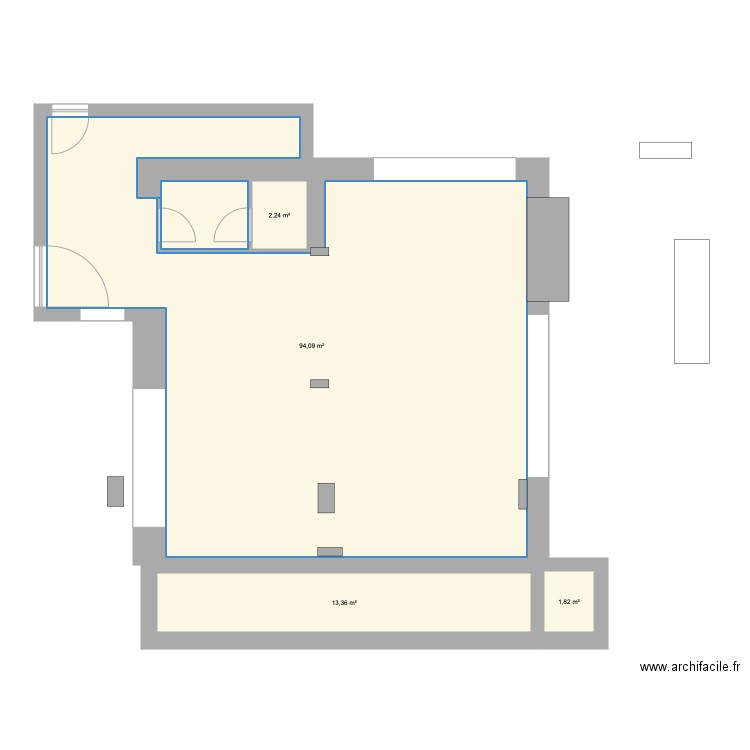 plan axel. Plan de 0 pièce et 0 m2