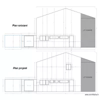PCMI 5 Plan de fa&ccedil;ade nord 