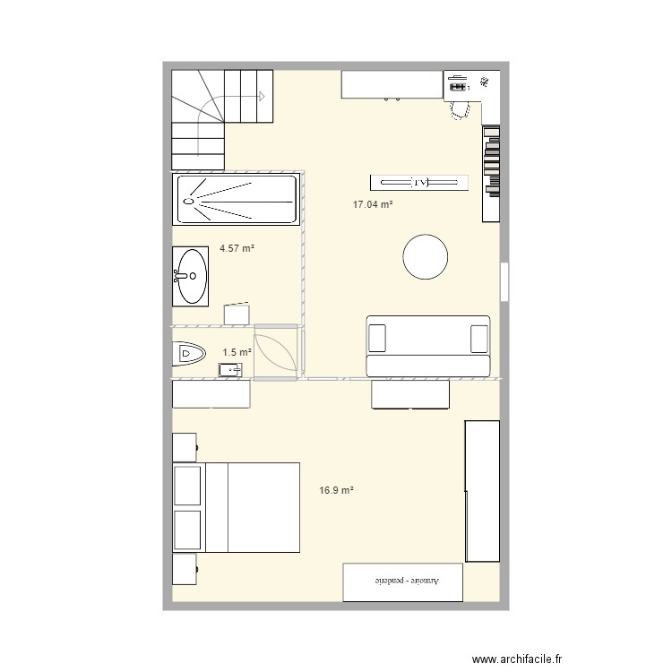 Le Mesnil. Plan de 0 pièce et 0 m2