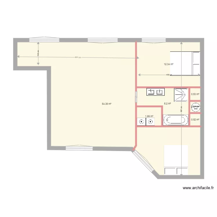 projet paris. Plan de 