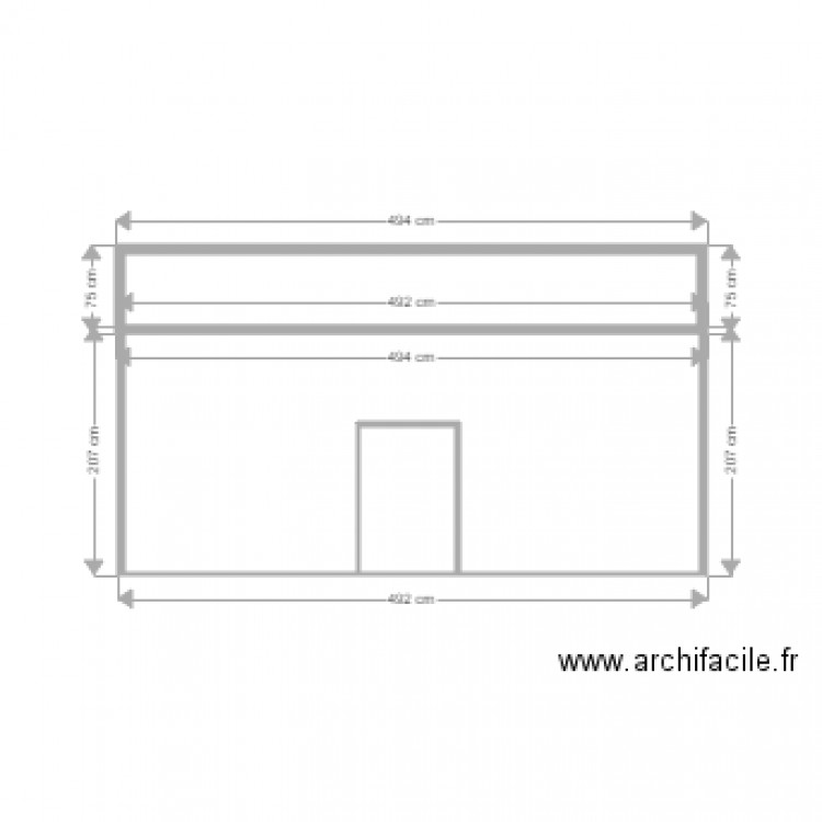 pouget vue route façade existante. Plan de 0 pièce et 0 m2