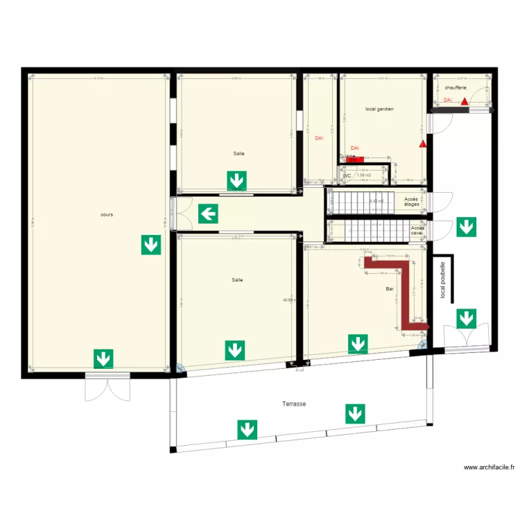 GALATA PLAN RDC. Plan de 