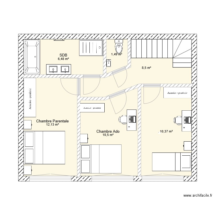 1er St Julien. Plan de 0 pièce et 0 m2