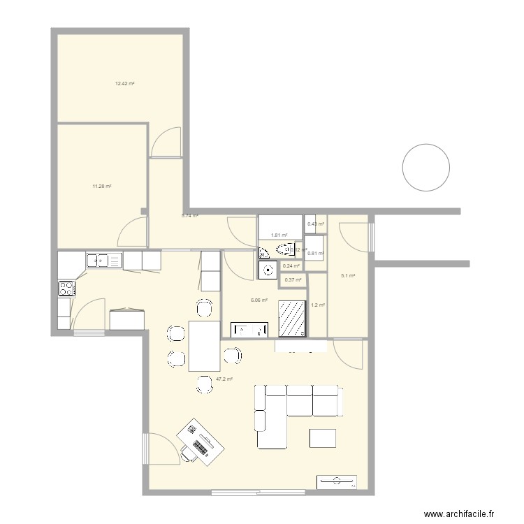 LIGNE BLEUE 2. Plan de 0 pièce et 0 m2