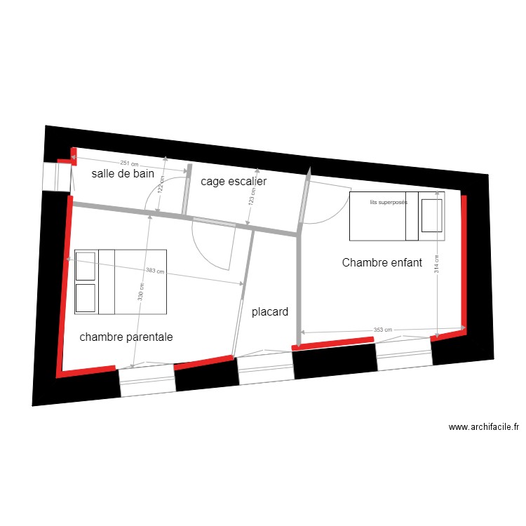 LEWI étage projet final étage. Plan de 0 pièce et 0 m2