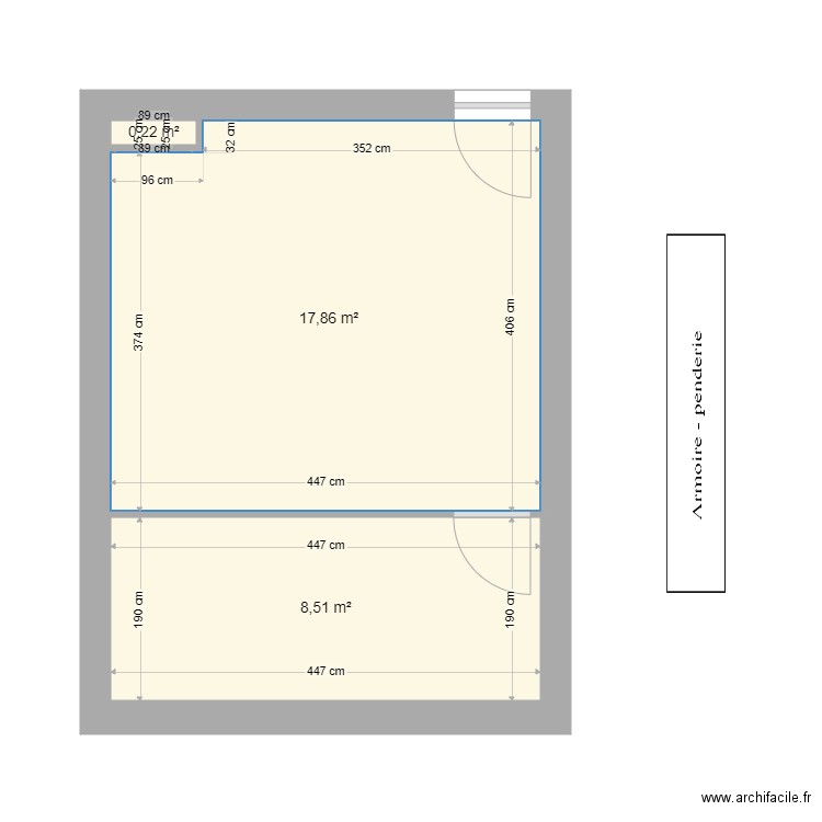 agrandissement 2. Plan de 0 pièce et 0 m2