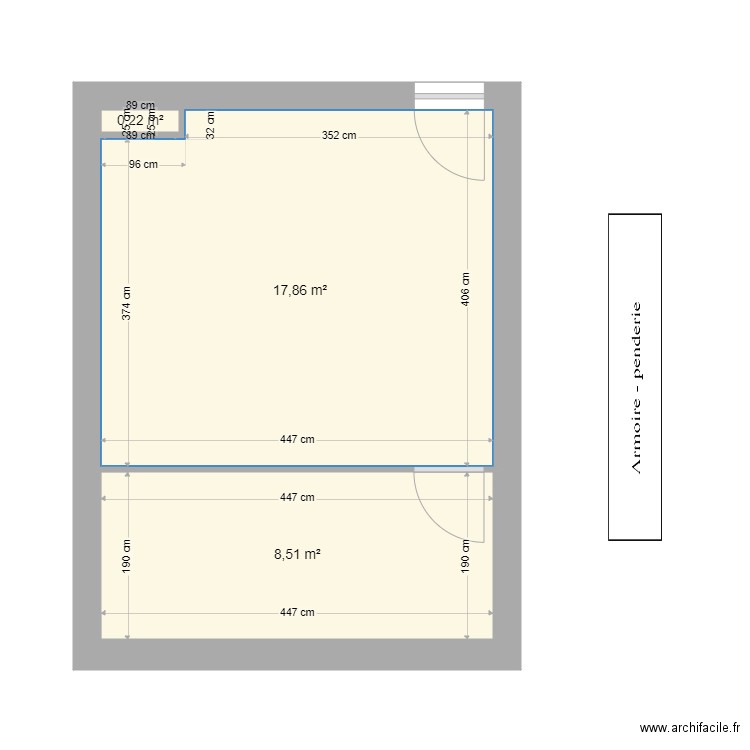 agrandissement 2. Plan de 0 pièce et 0 m2