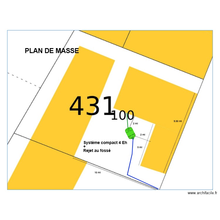 Lafforgue. Plan de 0 pièce et 0 m2