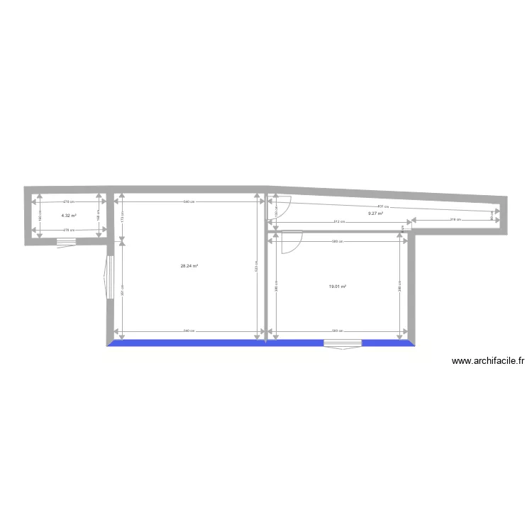 Appartement N 7. Plan de 