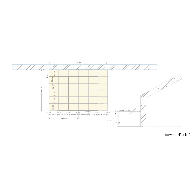 Villa Veynes bache terrasse. Plan de 0 pièce et 0 m2