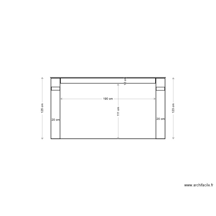 jo lit. Plan de 0 pièce et 0 m2