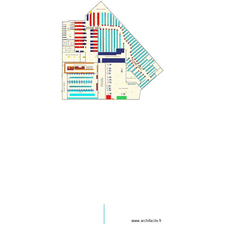 Reuilly Thibaut theo V30. Plan de 18 pièces et 337 m2