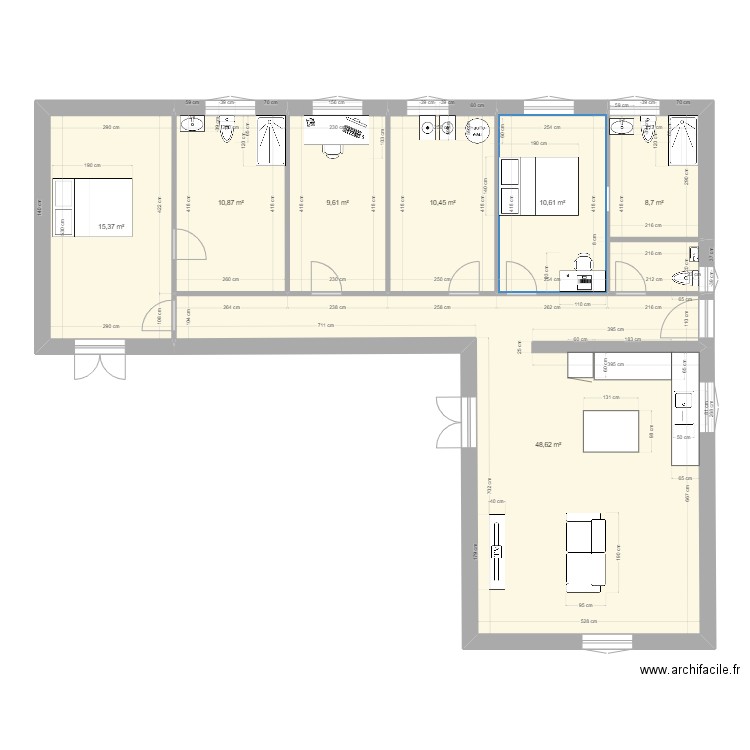 new new new. Plan de 0 pièce et 0 m2