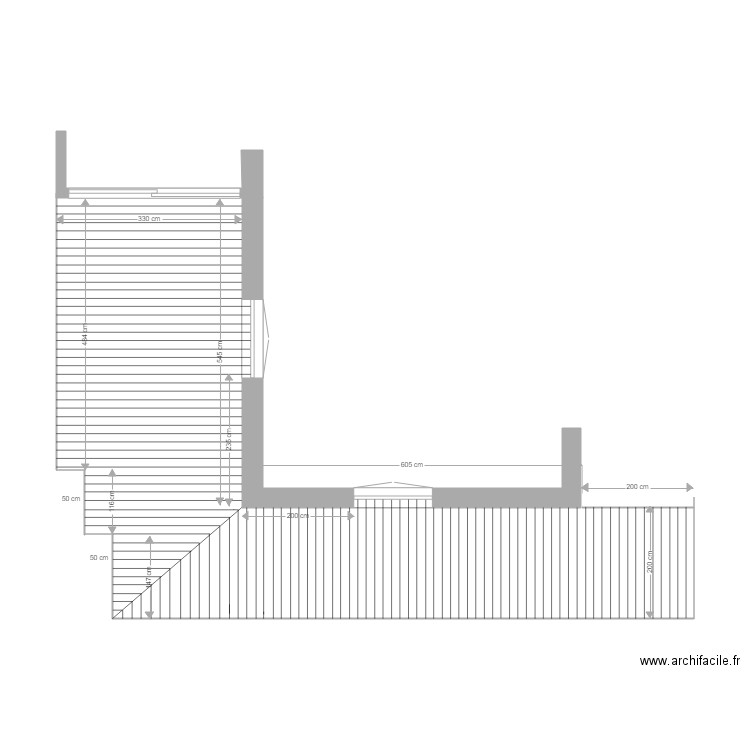 Terrasse Calpinage. Plan de 0 pièce et 0 m2