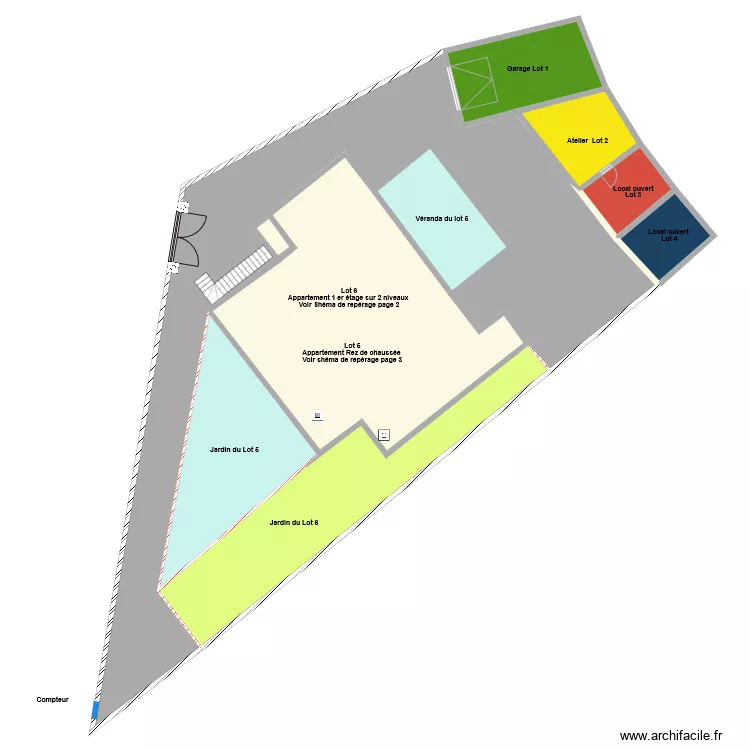 GHIGO MASSE. Plan de 
