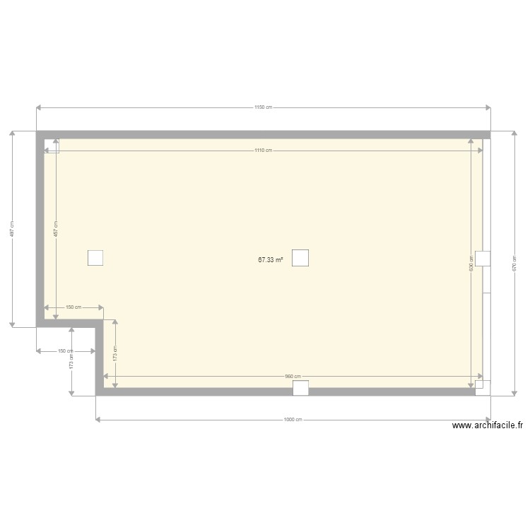 local agence. Plan de 0 pièce et 0 m2