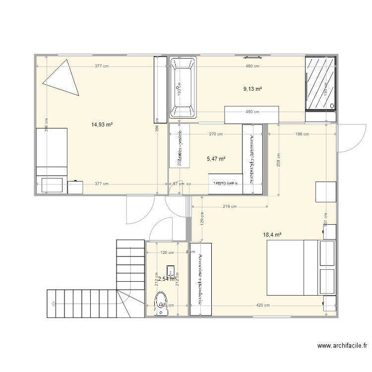 maison compiegne bureau en haut. Plan de 0 pièce et 0 m2