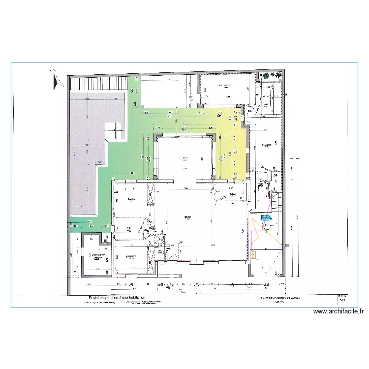lachenaud etage. Plan de 